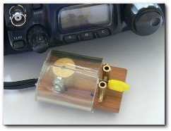 This is not any proudness. It's just something I needed. A miniature paddle for travels in front of the FT-817 QRP station. I have had lots of fun with the FT817 since it has all these bands and fully ok selectivity for CW. SM3DTQ QRP radio station.